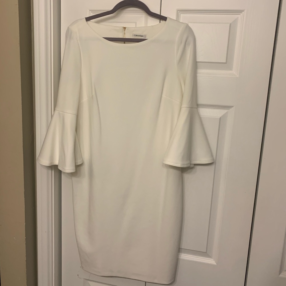 White Calvin Klein Dress